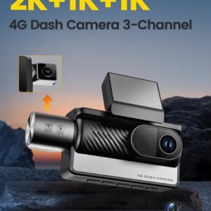 G11 Pro 3-Channel Touch 4G Dash Cam