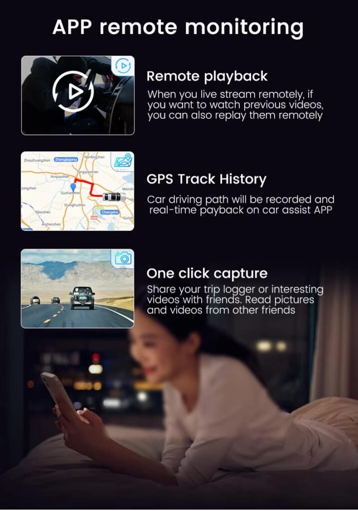 P83 / P85 2K 4G Dash Cam image 5