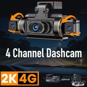 M77 4-Channel 2K 4G Touch Dash Cam