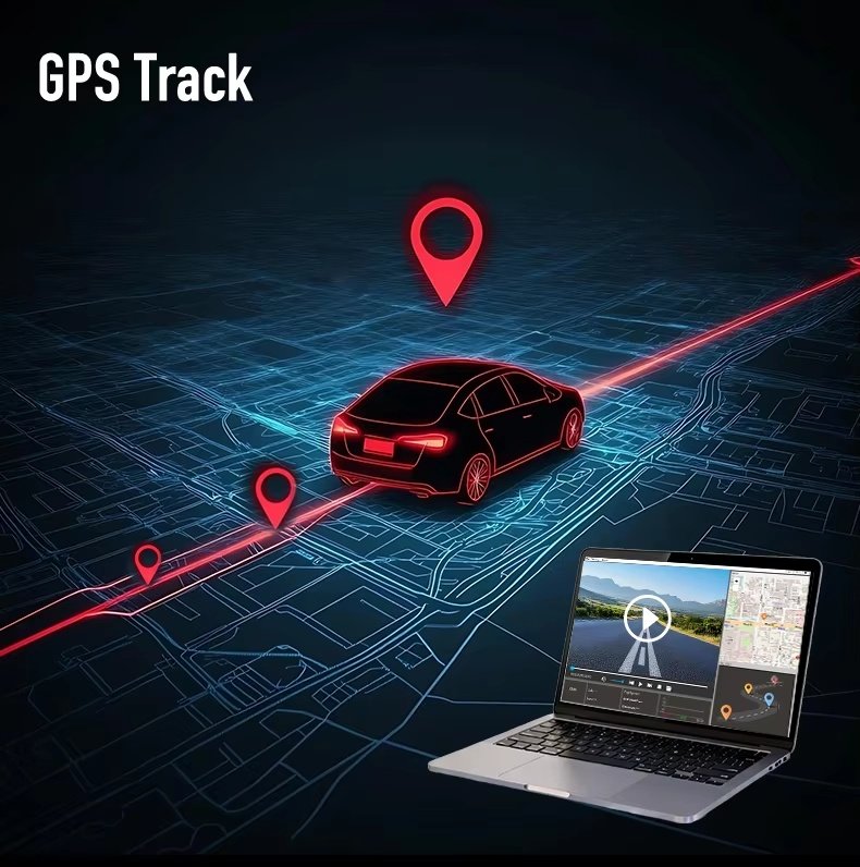 M77 4-Channel 2K 4G Touch Dash Cam image 5