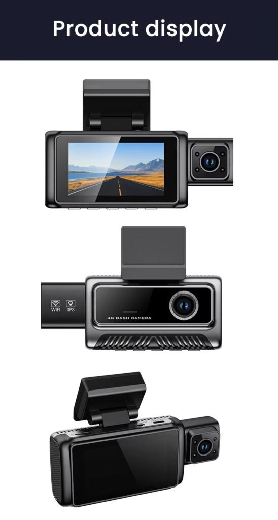 G9 Pro 3-Channel 2K 4G Touch Dash Cam image 2