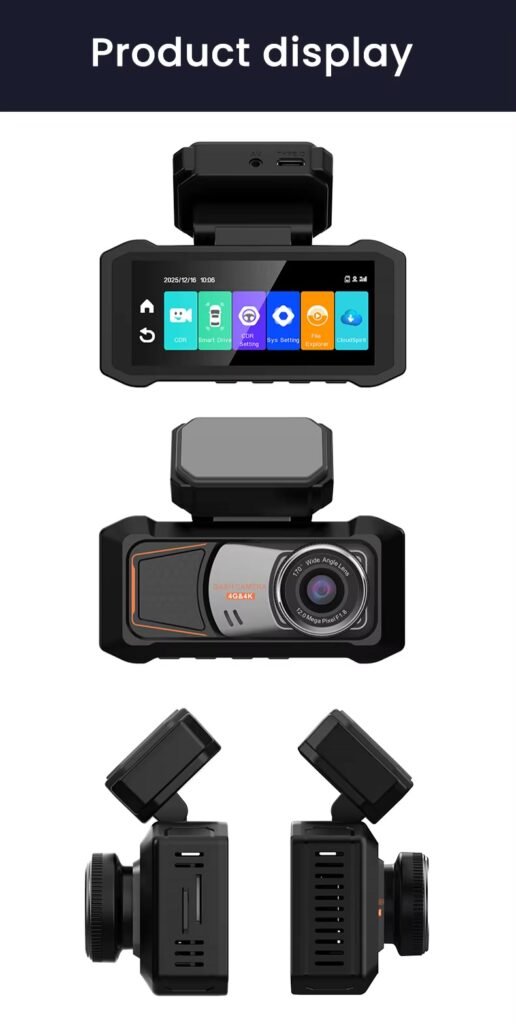 Z77 4K 4G Touch Dash Cam image 2