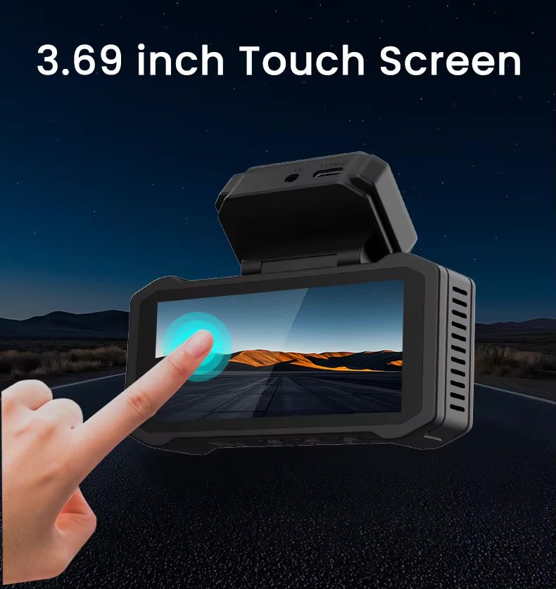 Z77 4K 4G Touch Dash Cam image 3