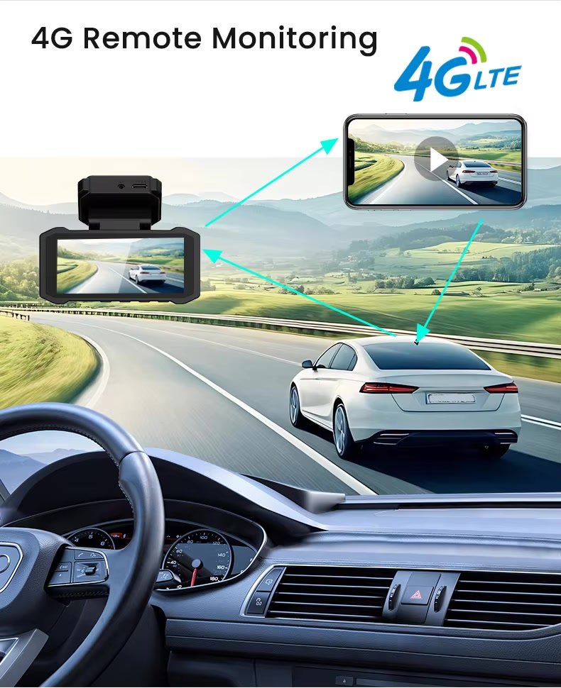 Z77 4K 4G Touch Dash Cam image 5