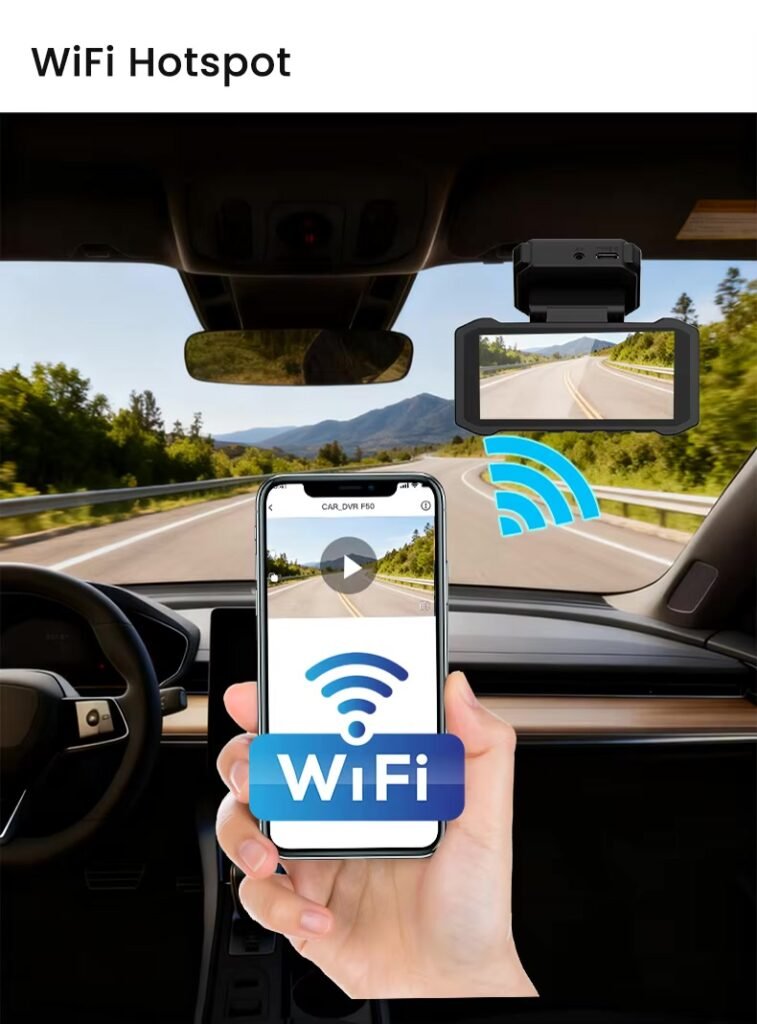 Z77 4K 4G Touch Dash Cam image 9