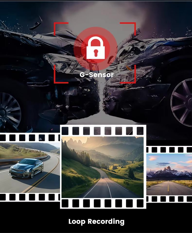 Z77 4K 4G Touch Dash Cam image 11